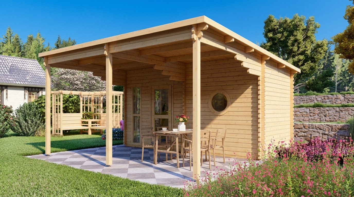 Gartensauna 45 mm NWH Mannheim 45009